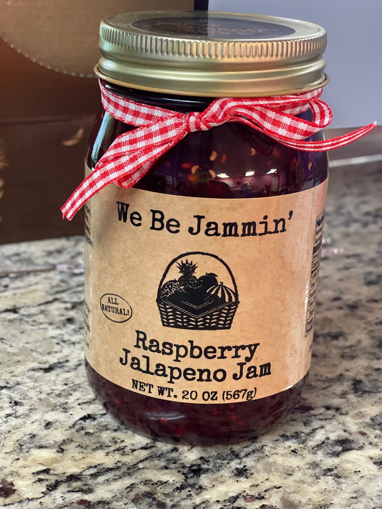 RASPBERRY JALAPENO JAM